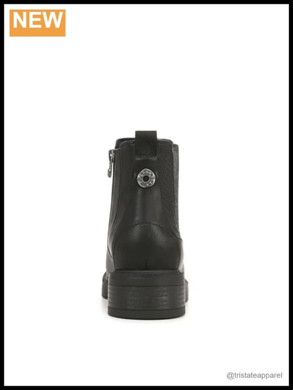 Women's Chelsea Ankle Bootie with Inside Zipper, Faux Leather